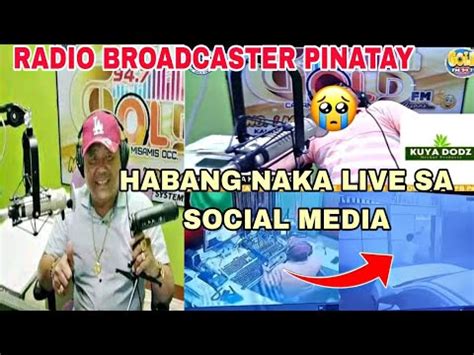 BREAKING NEWS: Radio broadcaster binaril.